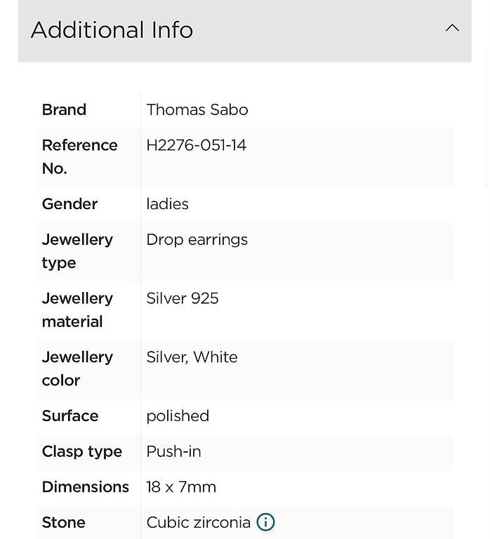 Thomas Sabo Ohrringe & -stecker: Thomas Sabo Ohrstecker Silber Zirkonia – Neu (gemäss Beschreibung) aus Hindelbank von LeoSal 3