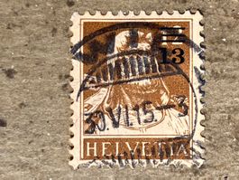 Schweiz 1915 Tell 13a12 Vollstempel WIL 30.VI.15