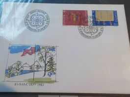 1982, FDC, Europa, Serie