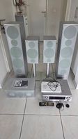 Canton Surround System Lautsprecher, Verstärker Denon Silber