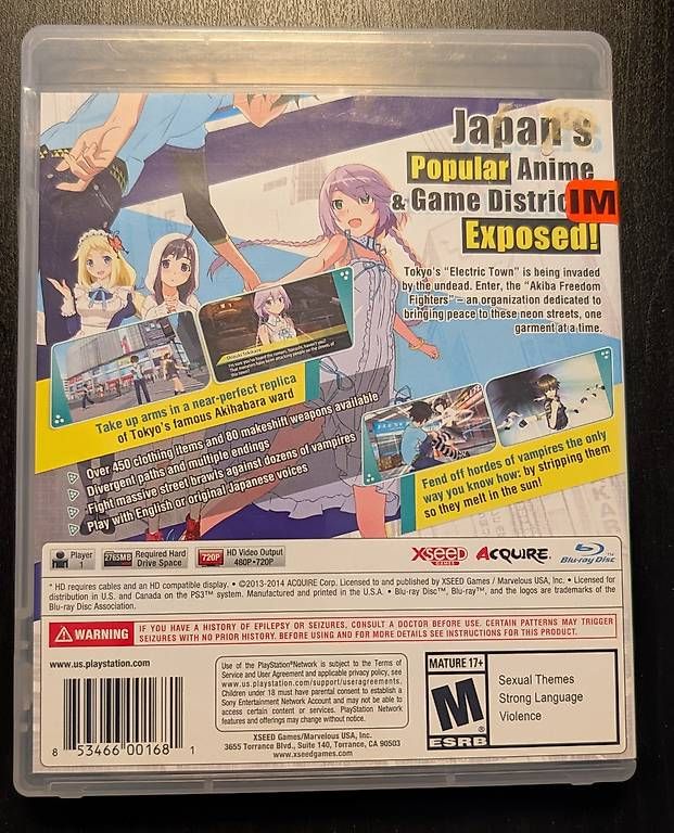 Giochi: Akibastrip Import PS3 – Usato da Winterthur venduto da Cyrus14.ygo 1