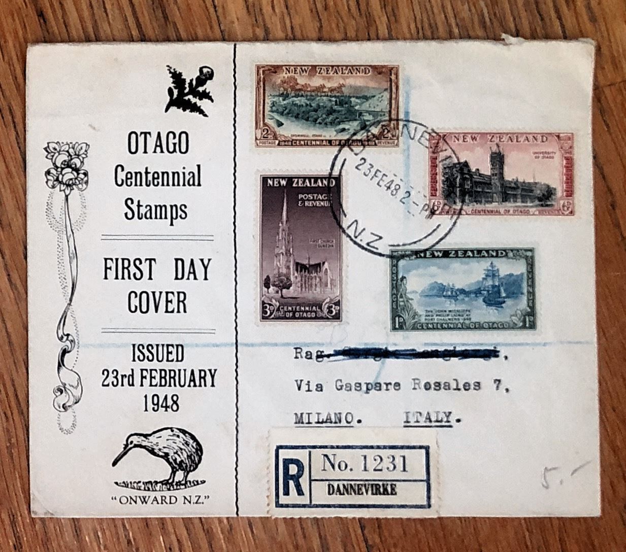 Tutti i francobolli: 7 alte FDC Neuseeland ab 1938 – Usato da Lufingen venduto da Rac0 1