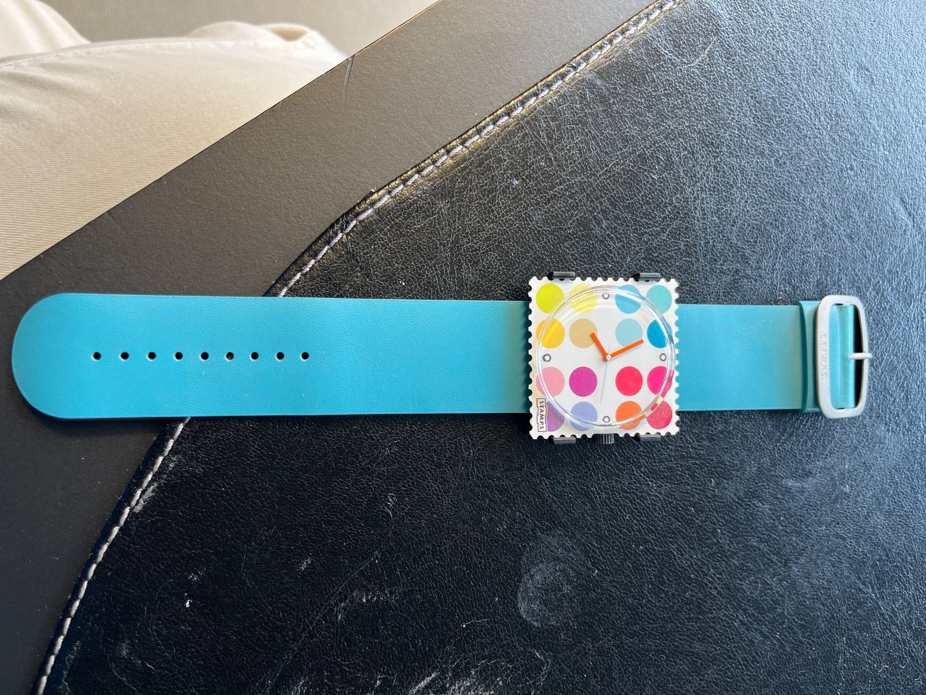 Bracciali & Braccialetti: Uhr - Post Design - Sommerlich Türkis – Usato da Benken SG venduto da wingwinj