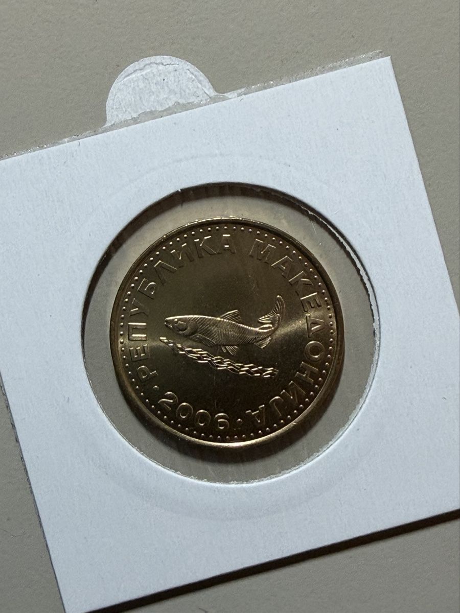Tutti le monete: Macédoine du Nord - 2 denar - 2006 – Usato da Payerne venduto da Mike1682 1