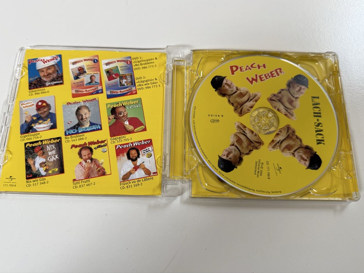 CD: Peach Weber - Lach-Sack CD – Usato da Oberried Brienz venduto da Chyara 2