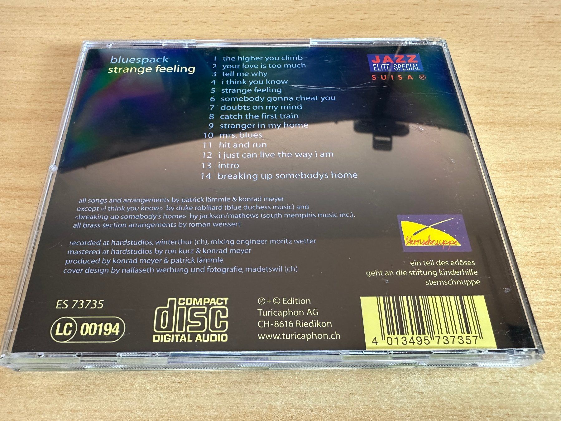 CD: Bluespack - Strange Feeling – Usato da Rikon im Tösstal venduto da Alpenmutz 1