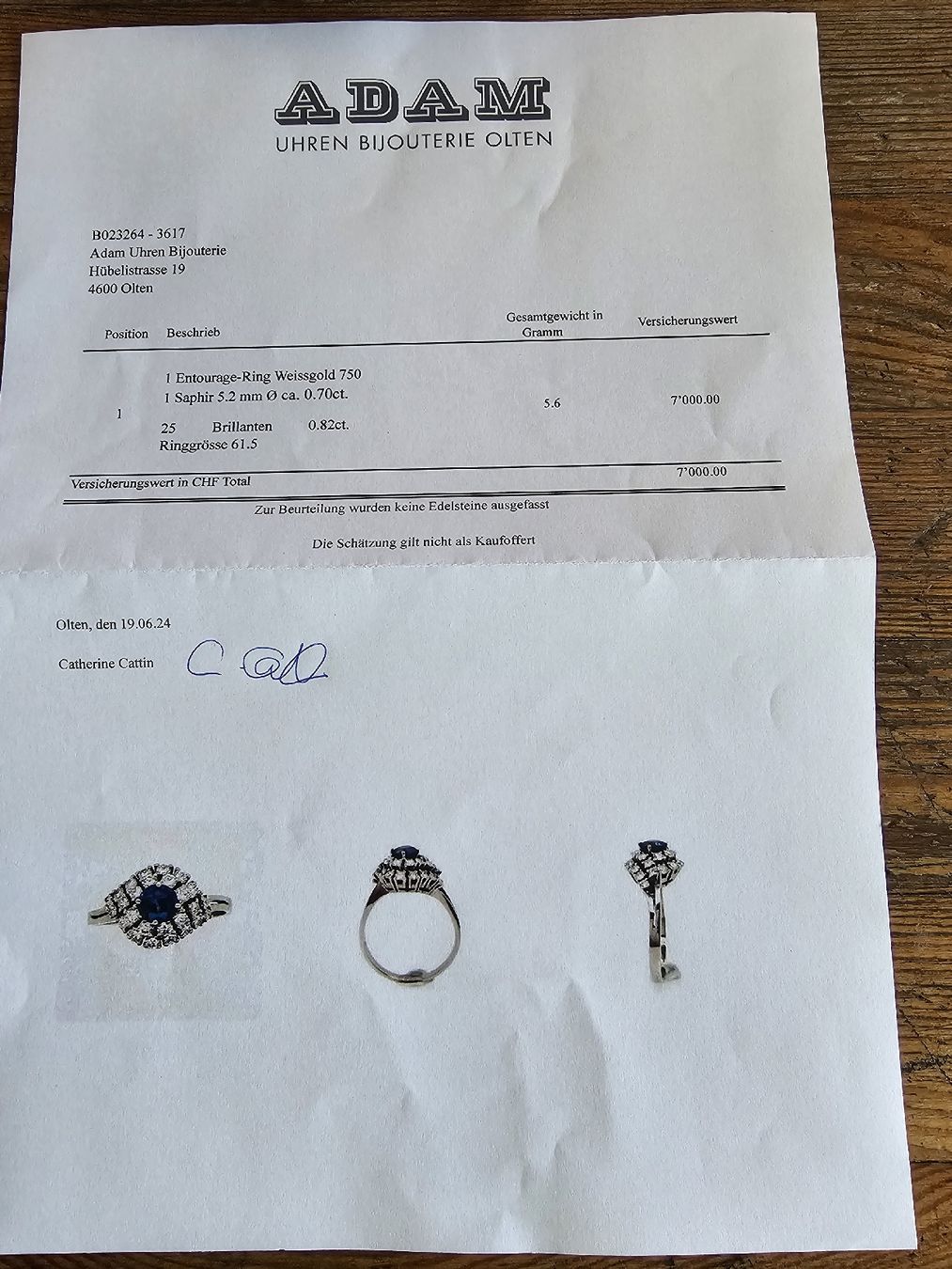 Ringe: wunderschöner saphirring – Neu (gemäss Beschreibung) aus Obergösgen von Chregi720 5