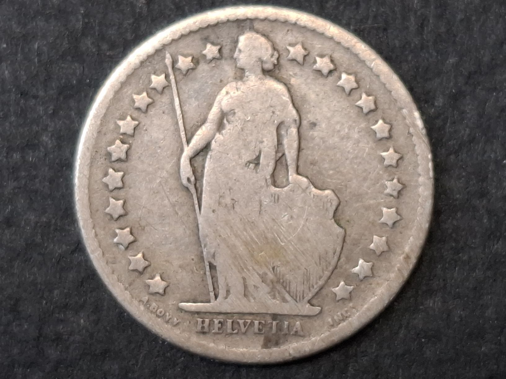 Tutti le monete: 50 Rappen 1894 – Usato da Neuchâtel venduto da Grandloupblanc