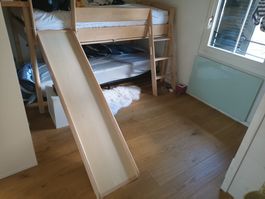 Paidi Fleximo Hochbett Etagenbett mit Rutsche und Leiter