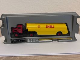 Herpa MAN 750L Tank-Sattelzug der Firma Shell. 1/87