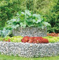 Hochbeet Gabione Pflanzkorb Blumenkorb Blumentopf Gitter