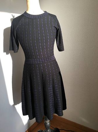 NUMPH Kleid Gr. XS schwarz/blau