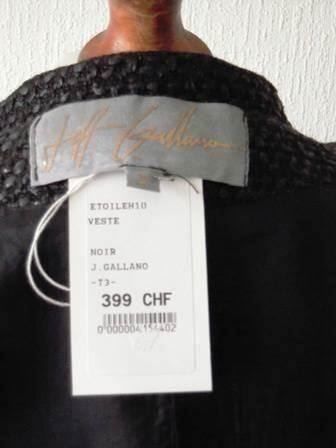 Giacche: Veste noire Jeff Gallano neuve – Nuovo e nell'imballaggio originale da chêne-bourg venduto da patty190 4