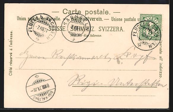 Cartoline postali: Flüeli, Kapelle mit Geburtshaus von Bru – Usato da Berlin venduto da bartko-reher 1