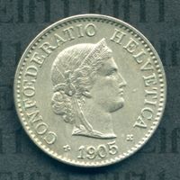 CHF___0.05 1905 stgl 5 Rappen