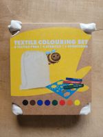 Textil Malset, 4 Schablonen + 8 Stifte + Stoffbeutel. OVP!