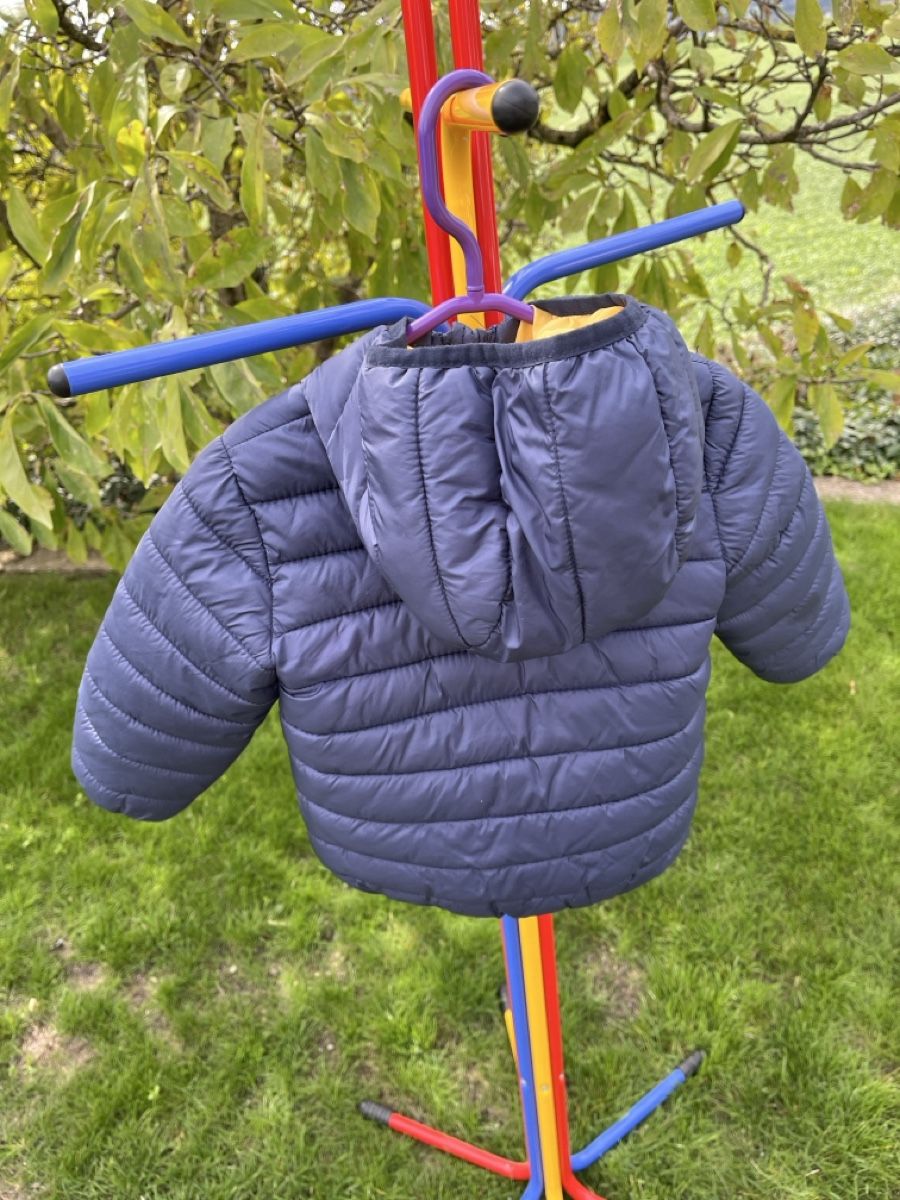 Giacche & Cappotti: Kinder Winterjacke Grösse 98 blau – Usato da Bettlach venduto da 1MoriniPlaza 1