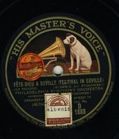 Fête-Dieu à Seville - Stokowski Albeniz  HMV D-1888  Shellac