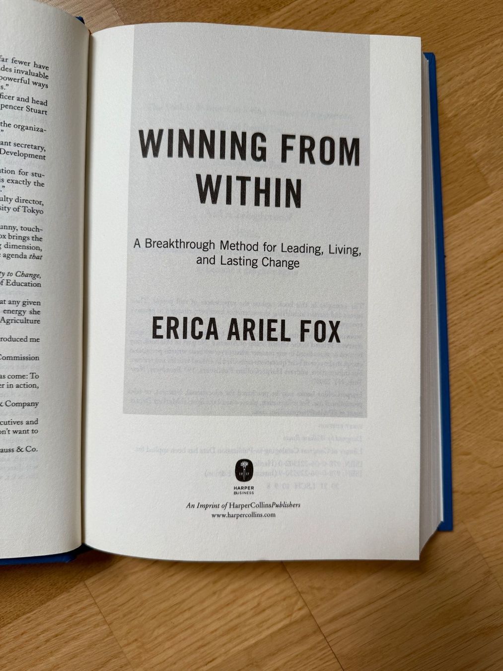 Libri: Winning from within (Sachbuch) – Usato da Zürich venduto da ppa_b8md