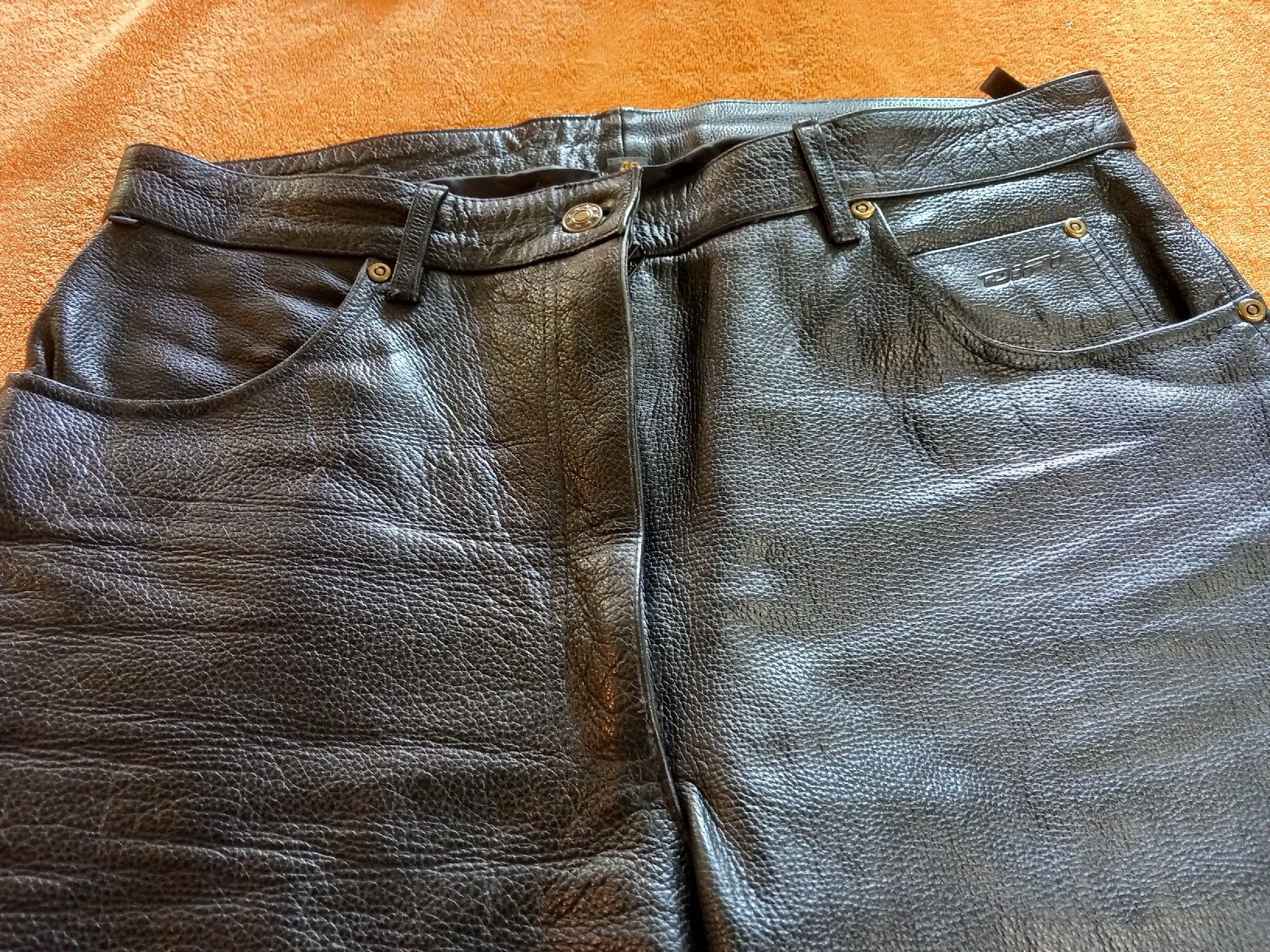 Jeans: Lederjeans Difi Grösse 46 – Usato da Hochwald venduto da motowear-secondhand 1