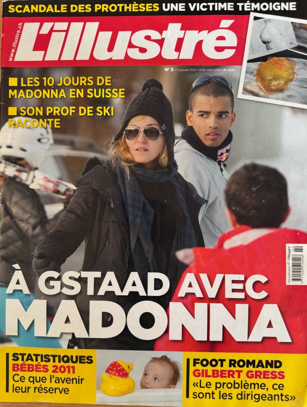 Riviste & Magazine: Madonna L'illustré suisse janvier 2012 – Usato da Lausanne venduto da davzic