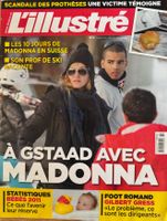 Madonna L'illustré suisse janvier 2012
