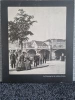 Alte Fotografie Basel, Rheinweg bei der mittleren Brücke