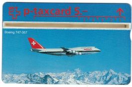 Taxcard 329L_05395 Swissair Boeing 747-357