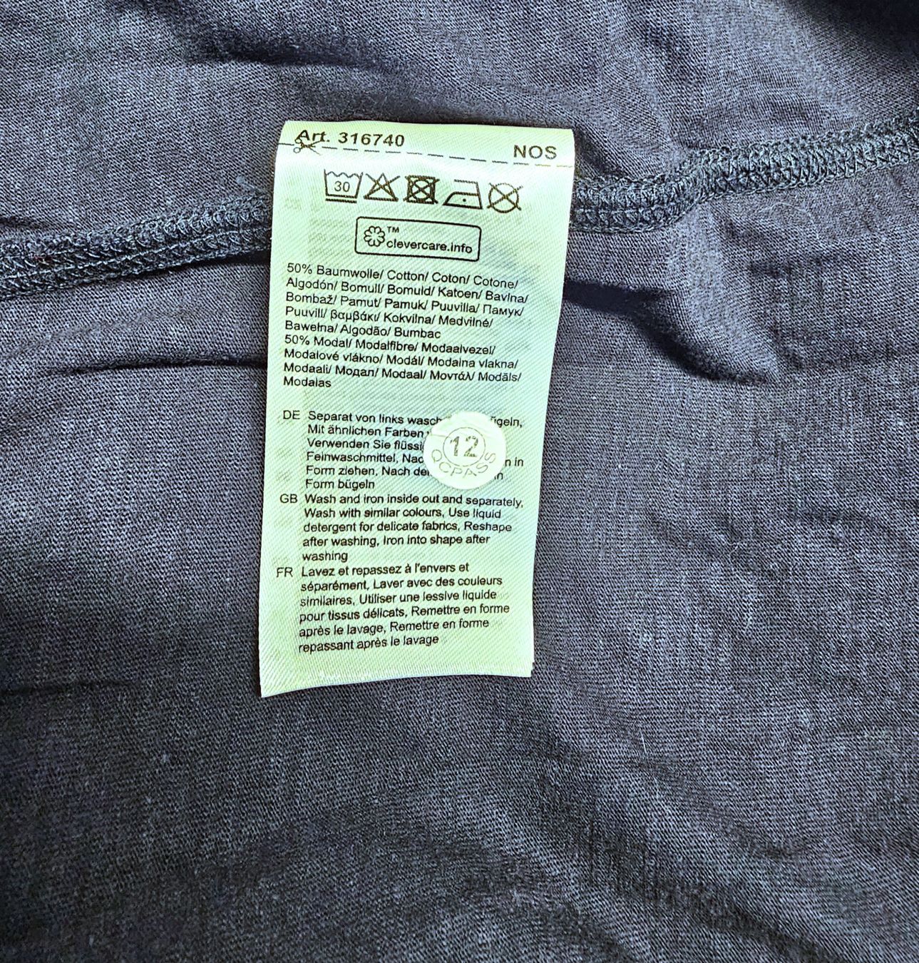 Cecil T-Shirts: CECIL Shirt dunkelblau Gr. S Baumwolle / Modal – Gebraucht aus Füllinsdorf von Sunnebliemli7 4
