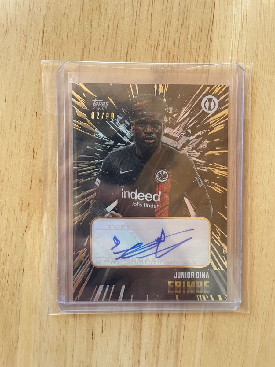 Topps Sammelbilder & Trading cards: Topps Gold Junior Dina Ebimbe Autogramm /99 – Neu (gemäss Beschreibung) aus Gasel von dan_t9qr