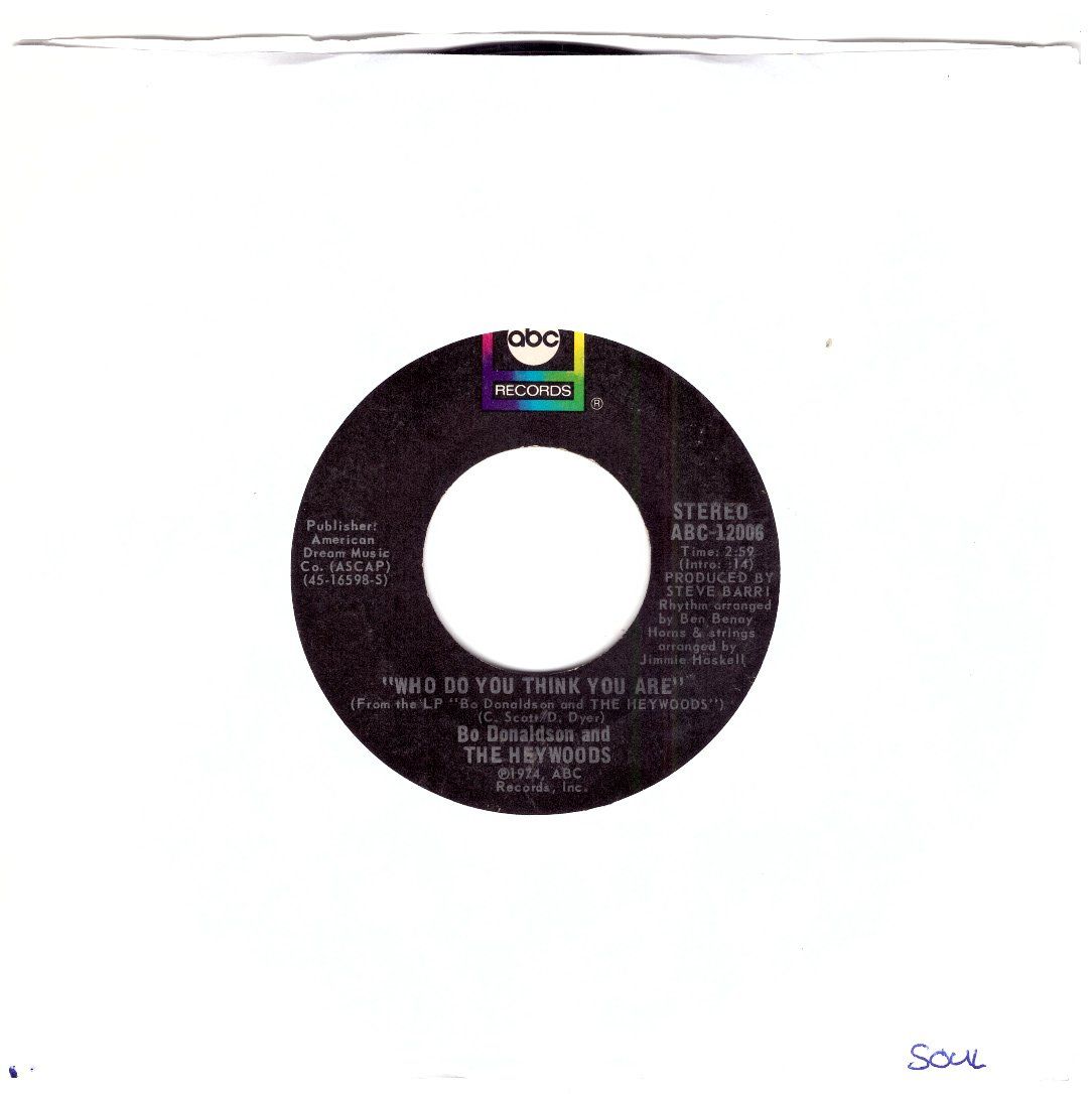 Dischi in vinile: BO DONALDSON & THE HEYWOODS – Usato da Bassersdorf venduto da house-of-vinyl
