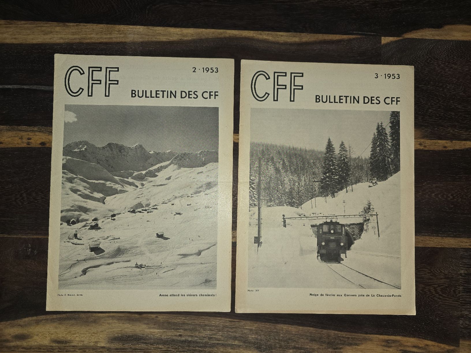 Riviste & Magazine: 14 Bulletins des CFF 1952-1953 – Usato da Farvagny-le-Petit venduto da Aeternitas_FS 6