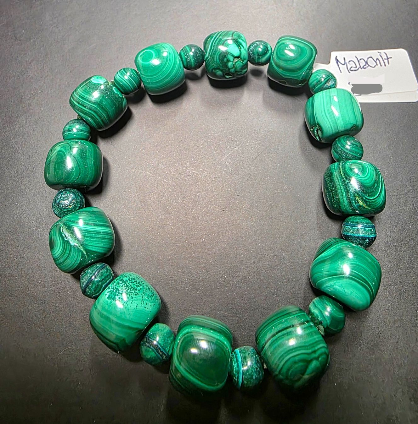 Mineralien & Heilsteine: Malachit Armband – Neu (gemäss Beschreibung) aus Matzingen von Shay_Crystalz