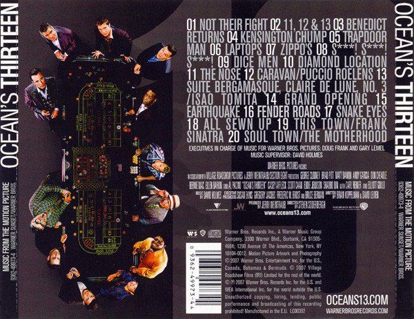 CD: David Holmes - Ocean's Thirteen (CD, Soundtrack) – Usato da Vevey venduto da zecollector 1