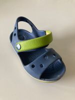 Crocs Sandale, Kinder, Grösse 23/24, blau-grün, Sommer