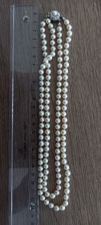 Superbe collier perles 2 rangs vintage (Gebraucht) in Môtiers NE für ...