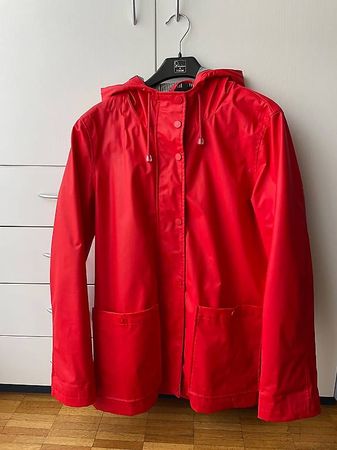 Veste imperméable rouge Topshop style marin taille 42