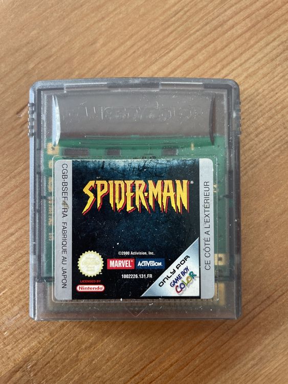 Jeu Vidéo Spider-Man Sur Sega Game Gear - Cartouche Seule - Très Bon état
