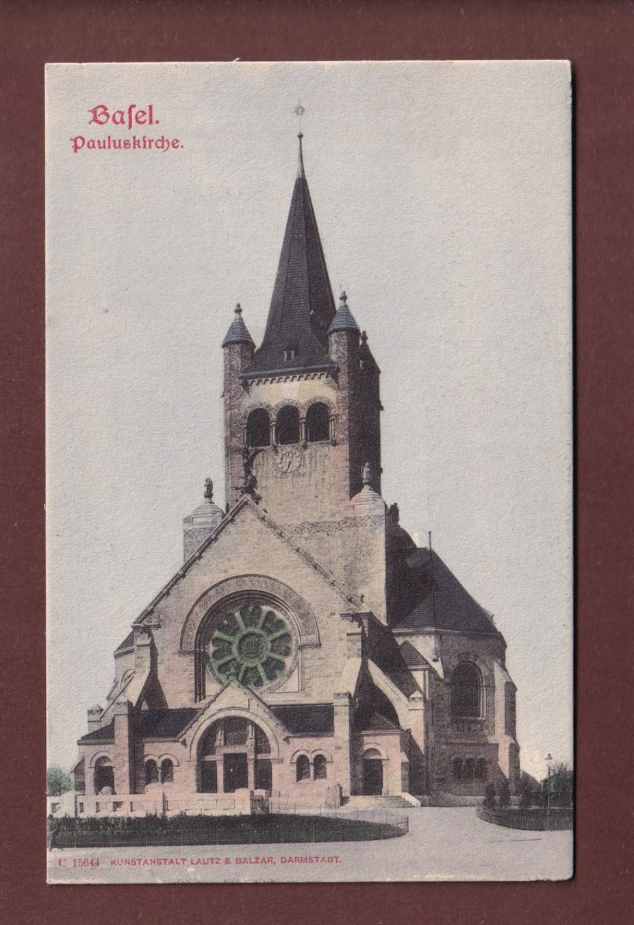 Cartes postales: BASEL - Pauluskirche – D'occasion à Pully par nicecards-shop