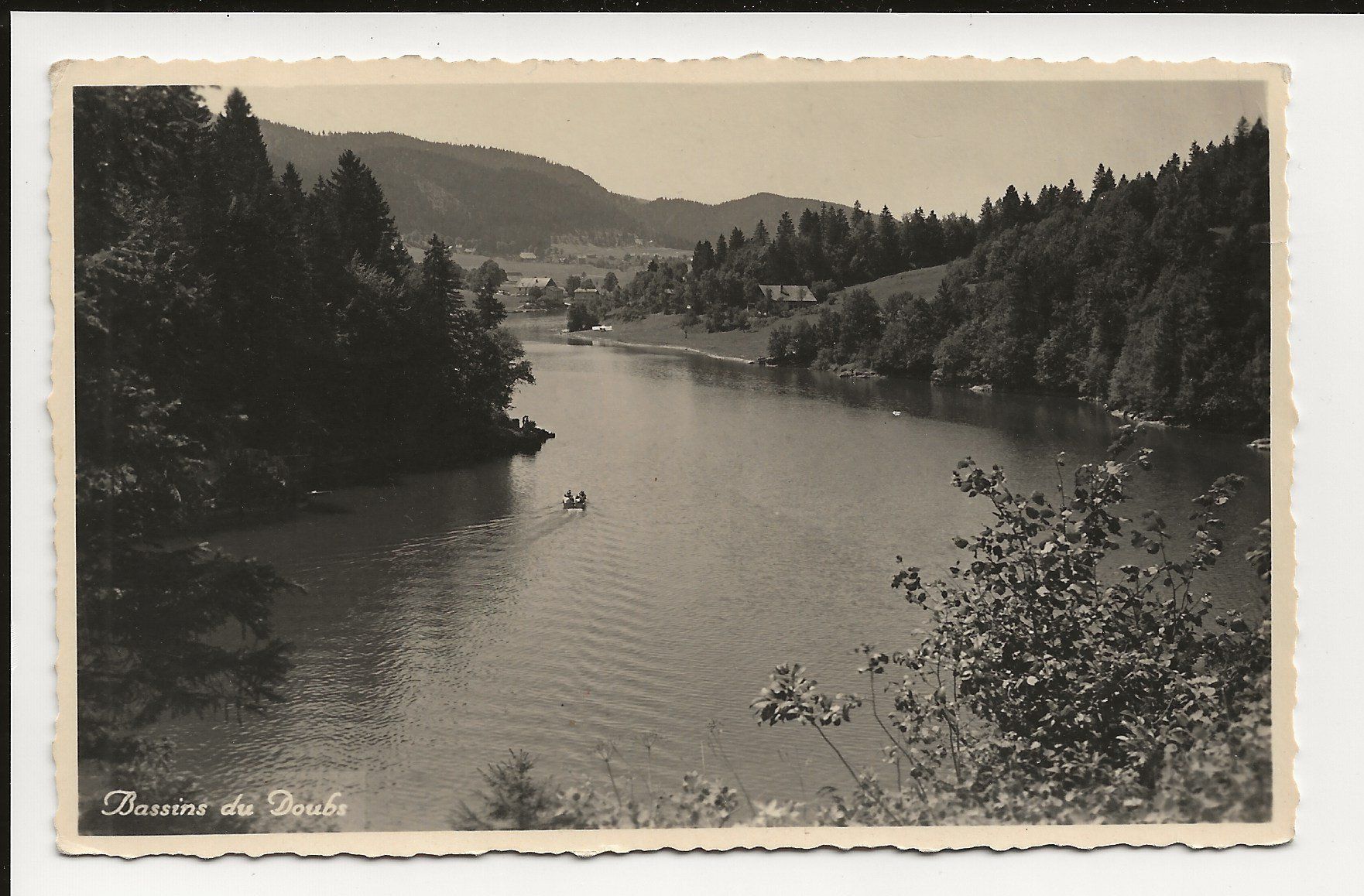 Ansichtskarten: AK 1950 Bassins du Doubs – Gebraucht aus Greifensee von 315WDO