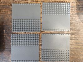 lego 30225 lot de 4 pièces Dark Bluish Gray Baseplate, Road