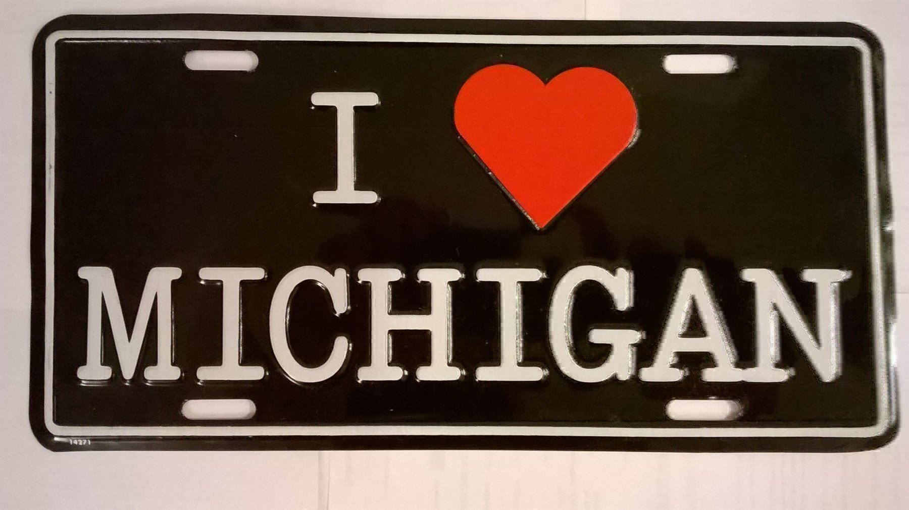 Schilder: Blechschild "I love Michigan" – Neu (gemäss Beschreibung) aus Bern von micky031