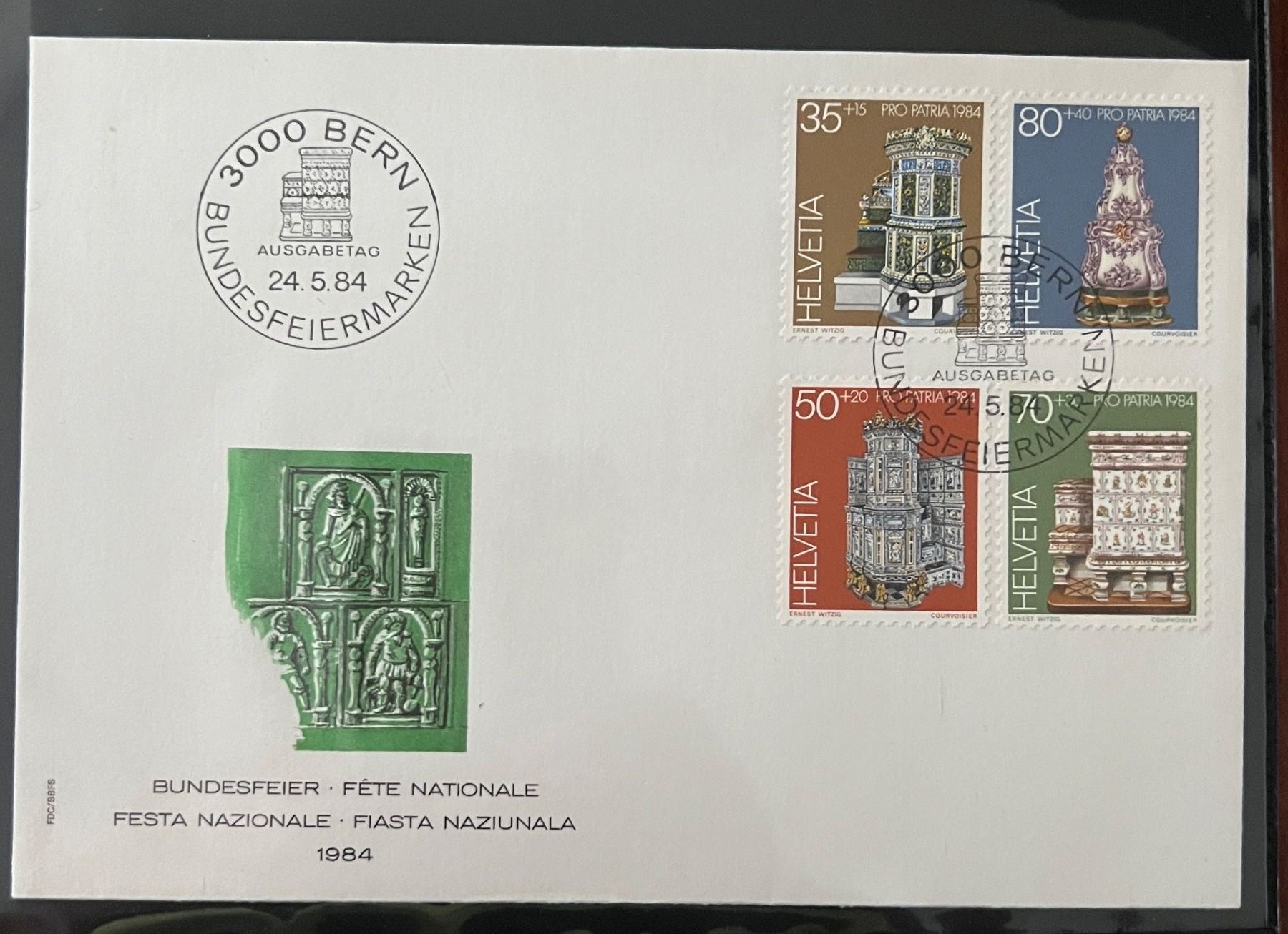 Tutti i francobolli: Erstagsbrief 1984 – Usato da Rotkreuz venduto da Parcore
