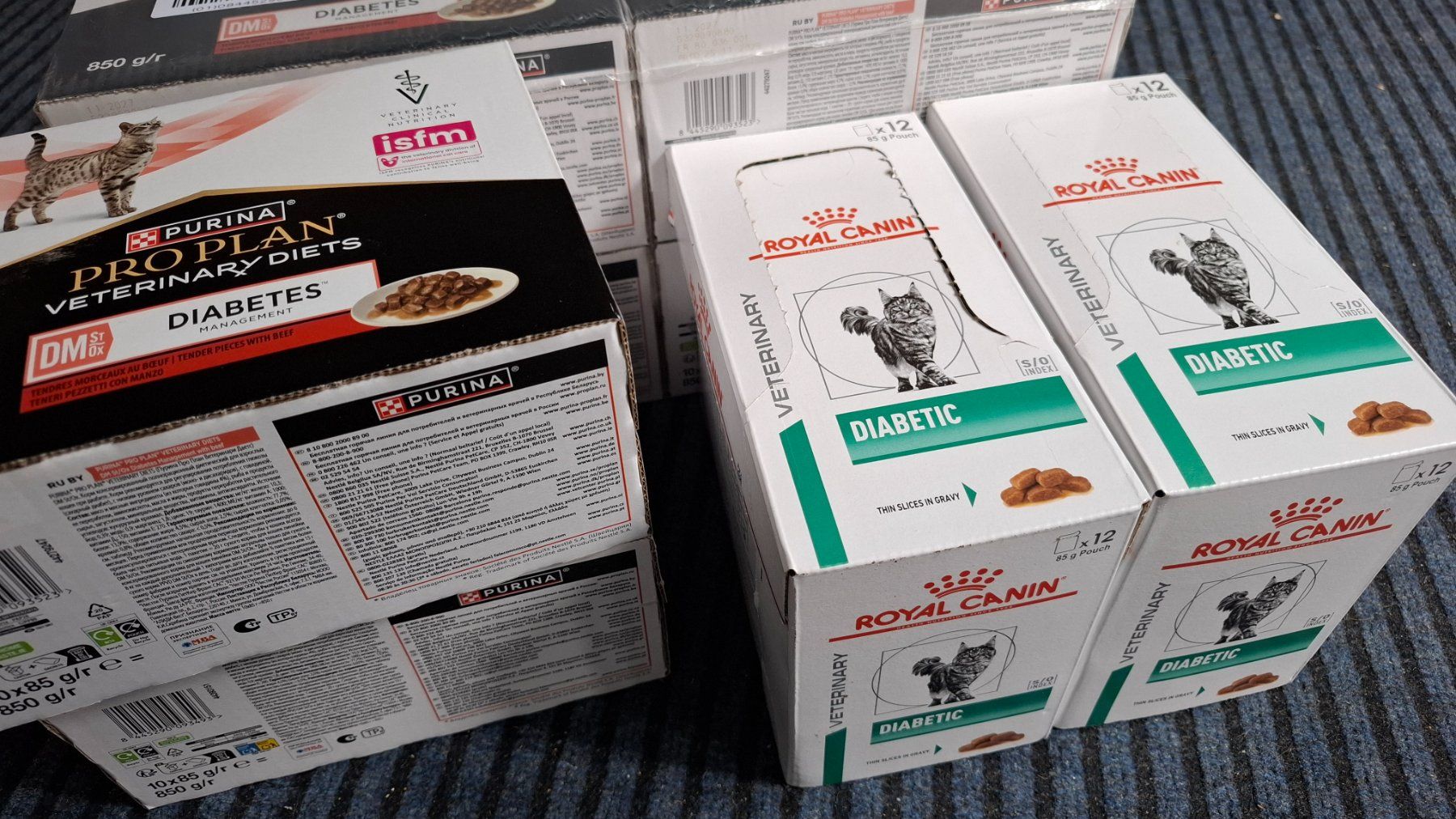 Mangimi: Diabetes Nass Katzenfutter Total 84 Portionen – Nuovo e nell'imballaggio originale da Unterlunkhofen venduto da Buetzu1 1
