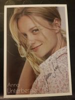 Anna Unterberger - signierte Autogrammkarte