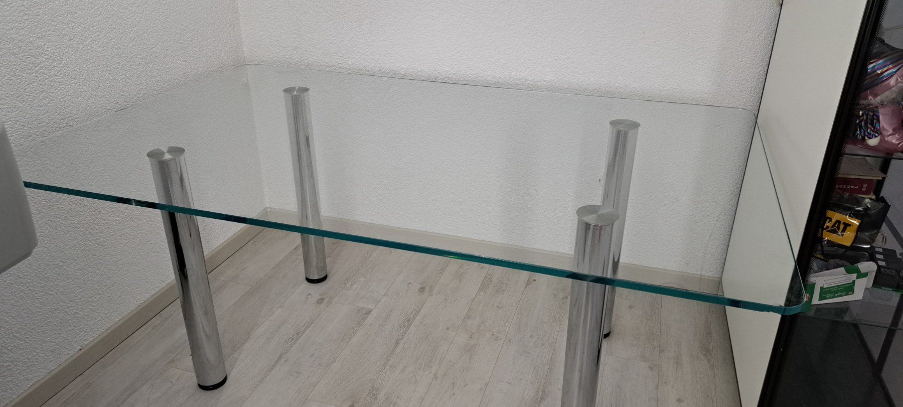 Tables: Glastisch, gebraucht, Einzelstück – D'occasion à Freienstein par alaska36