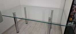 Glastisch, gebraucht, Einzelstück
