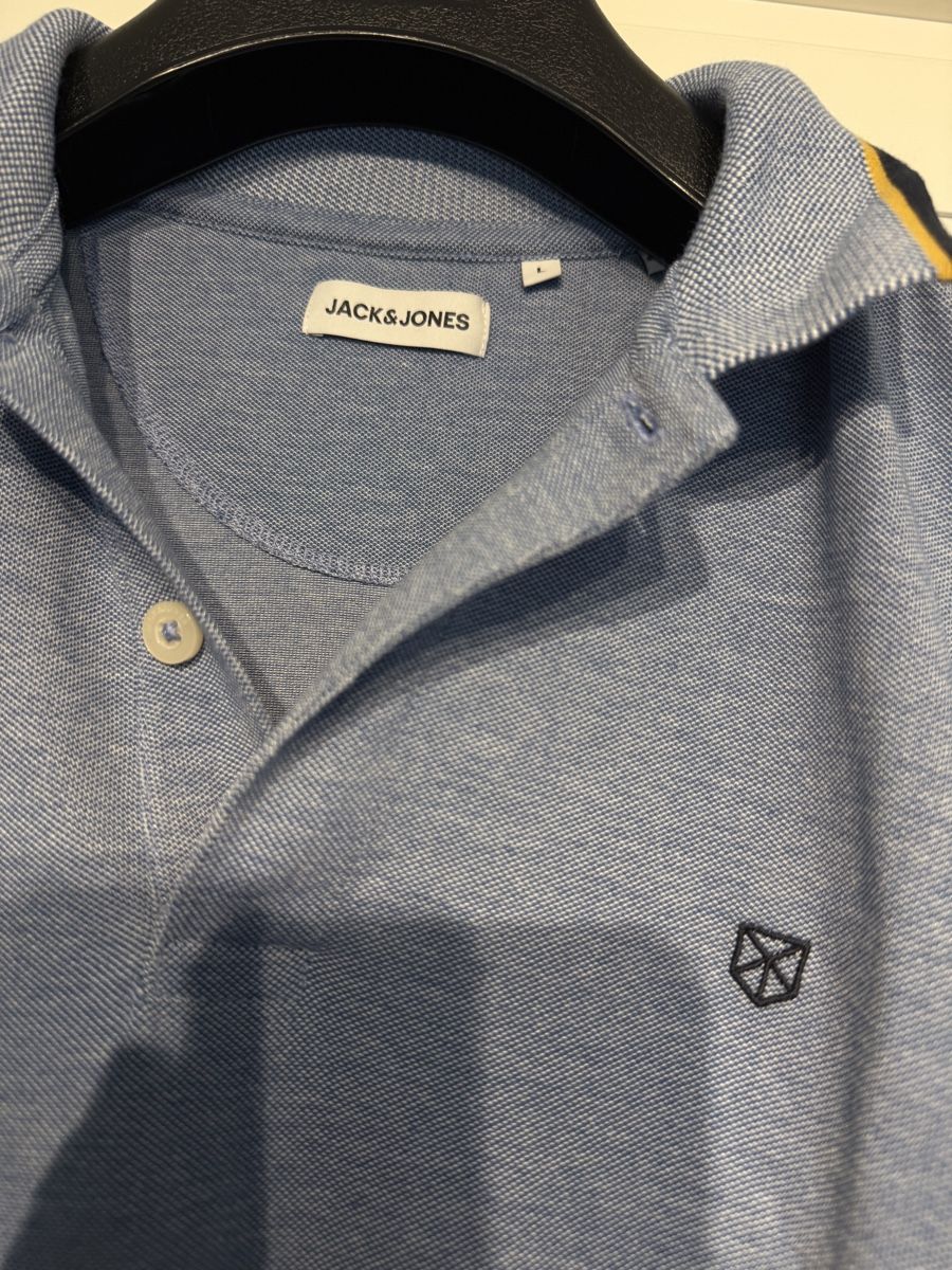 Jack & Jones Polo-Shirts: Jack & Jones Polohemd, Grösse L, hellblau, ab 1 CHF – Gebraucht aus Bottmingen von mat_77yv 3