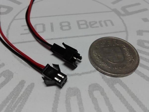 Elektronikbauteile: Verbindungspaar, Stecker + Kupplung 2PIN – Neu (gemäss Beschreibung) aus Luzern von Salefactory