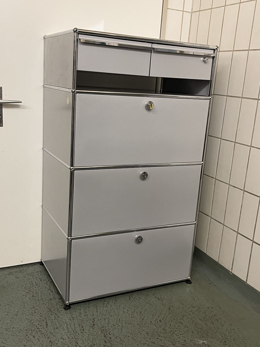 USM Eléments de bureau: USM Haller Sideboard Mattsilber – D'occasion à Dietikon par Kumar_Occasionen 2
